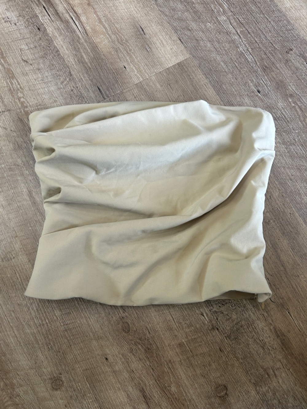 Zara Tan Strapless Top
